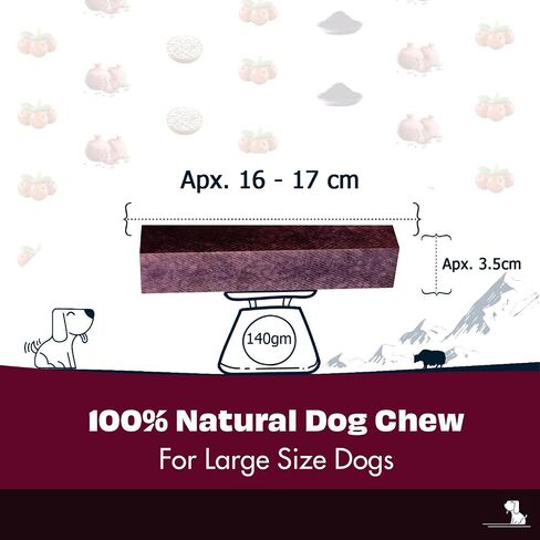 Dentamust Himalayan Cheese Chews for Dogs - Cranberry | طويل الأمد ، جميع المضغ الطبيعي للكلاب المتوسطة | خالية من الحبوب | خالية من الجلود | يساعد في أمراض اللثة | غني الكالسيوم (6.8 أوقية ، حزمة من 3) in Kuwait