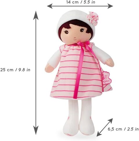 Kaloo Tendresse My First Fabric Doll Rose K 10" - Machine Washable - Ages 0+ - K962080 in Saudi Arabia
