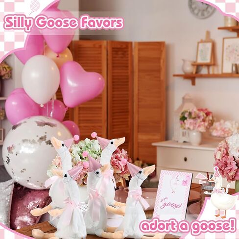 8 Sets Bear Themed Birthday Decoration 13.78 Inches Bear Baby Shower Bulk Soft Stuffed Animal Birthday Hat with Wood Table Decor for Wedding Christmas Party Decorations in Saudi Arabia