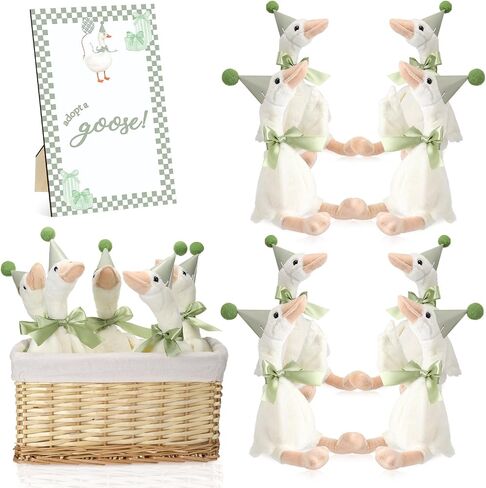 8 Sets Bear Themed Birthday Decoration 13.78 Inches Bear Baby Shower Bulk Soft Stuffed Animal Birthday Hat with Wood Table Decor for Wedding Christmas Party Decorations in Saudi Arabia