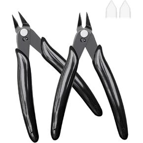 170 Micro Wire Cutter Jewelry Wire Cutter for Crafts, Precision Diagonal Pliers for Plastic Zip Ties, 3D Printing Support Remover Tool, Mini Wire Snips for DIY & Hobby (2)