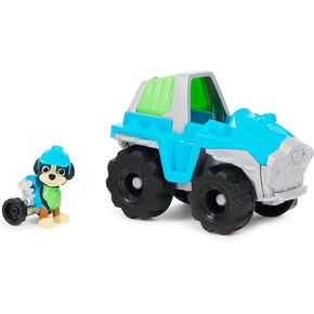 Paw Patrol ، سيارة REX’s Dinosaur Rescue مع شخصية حركة قابلة للتحصيل ، ألعاب Kids للأعمار 3 وما فوق