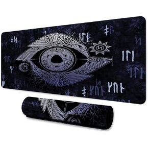 Viking كبير الماوس وسادة 31.5x11.8x0.12 بوصة الأساطير رون كرو صن مون الرسوم المطبوعة المطبوعة Mousepad لعمل العمل Office Home BDXPMN197