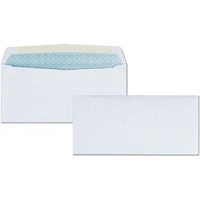 500 Dronka Envelope #9 Business Envelopes, 3 7/8 x 8 7/8, Security Tinted, Sturdy 24lb. White Paper, 500/Box (DB9NWT)
