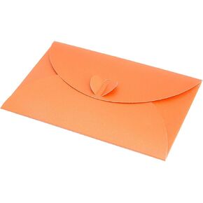 20 PCS GIFT CARD ANVERES مع مشبك على شكل قلب ، مظاريف متوسطة لطيفة (6.1 × 4.1 بوصة) مثالية لبطاقات الهدايا ، رسائل الحب ، حفلات زفاف ، حفلات وفضلات ، وردي