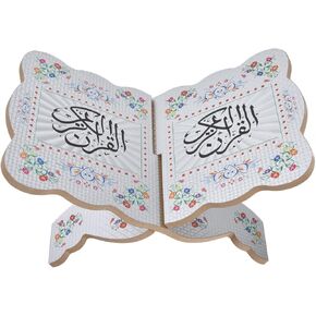 موقف الكتب القرآنية ، كتب صلاة العيد الخشبي الرف قرآن كتب الكتاب المقدس للكتب التخزين الرف على رف رف رف (JM01864)