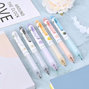 Temiary 12PCS ALLABLE AMLABLE AMLANS ، ارتكب أخطاء تختفي ، قلم الحبر الأزرق والأسود لرسم مخطط الكتابة وألغاز الكلمات المتقاطعة ، لا تلطخ في اللوازم المكتبية المدرسية