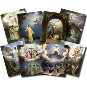 مجموعة ملصقات Cardstock Creed المصورة من Apostle ، 9 قطع ، 10 بوصات