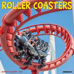Willow Creek Press ، Roller Coasters 2025 Wall Calendar