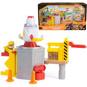 Rubble & Crew ، Launch & Spin Spaceship PlaySet مع شخصية لعبة Rubble في زي موحد ، ألعاب الأطفال للبنين والبنات الذين تتراوح أعمارهم بين 3 وما فوق