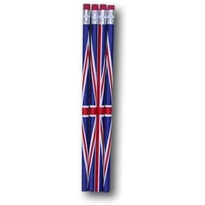 حزمة من 4 Union Jack Queens Jubilee Souvenier Pencils [Toy]