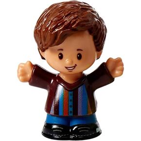 Replacement Part for Fisher-Price Little People Big Helpers Family - FTL14 ~ Replacement Hispanic Dad Figure ~ Brown Hair