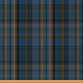 Plaid Fabric by The Yard, Retro Grid Upholstery, Buffalo Check Stripe Decorative, Vintage Geometric Indoor/Outdoor, Orange Blue, 1 Yard in Saudi Arabia