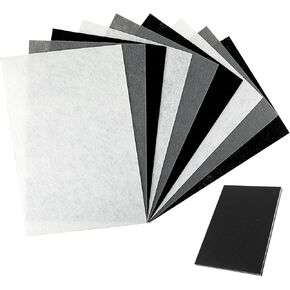 9 PCS White Love Notets و Cuttable Black Love Fabric Propostoile Gray Love Love Felt Felt 3 Colour