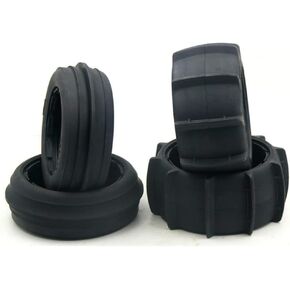 Front and Rear Sand Tire Set of 4PCS Fit 1/5 RC Buggy HPI Baja RV KM 5B