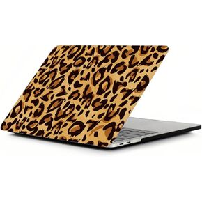 Compatible with MacBook Pro 13 inch Laptop Case 2021 2020 2019 2018 2017 2016 Release M1 A2338 A2289 A2251 A2159 A1989 A1708 A1706, Classic Pattern Plastic Hard Protective Case, Leopard Print