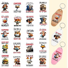 UV DTF Stickers for Motel Keychain-80 PCS Summer Beach UV DTF Wrap Stickers, Summer Vibes UV DTF Decals, Cute Rub on Transfers, Waterproof Cold Transfer Stickers for Hotel Blank Keychains