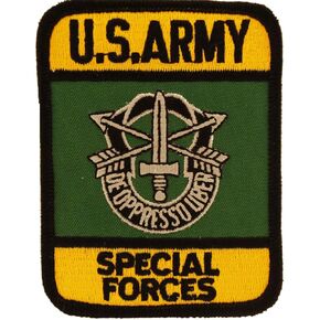 United States Army Special Forces 3" Patch, Full Color, with Iron-On Adhesive