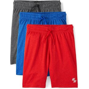 The Children's Place Boys' Athletic Basketball Shorts, 3 Pack