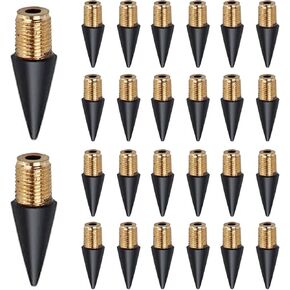 24 PCS قلم رصاص الأبدي قابلة للاستبدال القابلة للاستبدال قلم رصاص غير قابلة للاستبدال الجرافيت القابل للاستبدال المعدني غير القابل للكتابة أقلام أقلام القرب