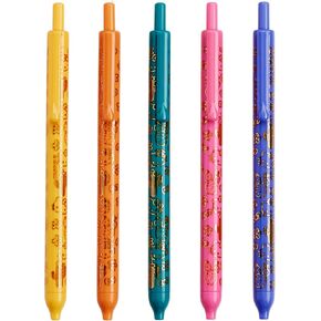 Erin Condren Hello Kitty و Friends Metallic Gel Pens 5 Packs ، Pens Gel بما في ذلك 5 ألوان فريدة من نوعها ، مصنوعة للكتابة ، ترميز الألوان ، والتخطيط