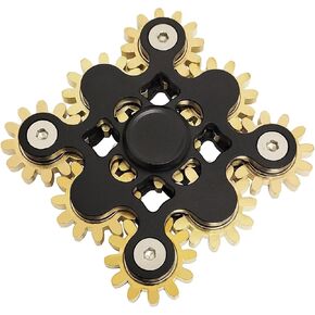 نقي النحاس النقي spinner 9 التروس الربط تململ الجيرور المعدني DIY يدوي الدوار يدور الوقت الطويل EDC التركيز في التأمل العادات السيئة للحد من الضغط