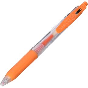 Zebra Sarasa Clip Pen 0.3 مم ، Red Orange (JJH15-Ror)