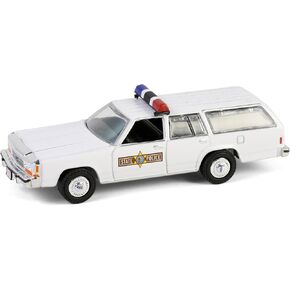 Truck 1/64 1988 Ltd Crown Victoria Wagon ، Illinois State Police Pursuit الساخنة 46 43040-C