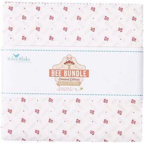 Lori Holt Bee Bundle Limited Edition Backgrounds 42 5-inch Squares Charm Pack Riley Blake 5-15571-42