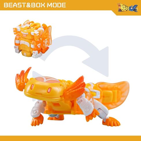 52TOYS BEASTBOX BB-63B Blowback Deformation Toys Action Figure, Converting Toys in Mecha and Cube, Perfect Birthday Party Gift for Teens and Adults, Based on Hexagonal Arowana in Saudi Arabia
