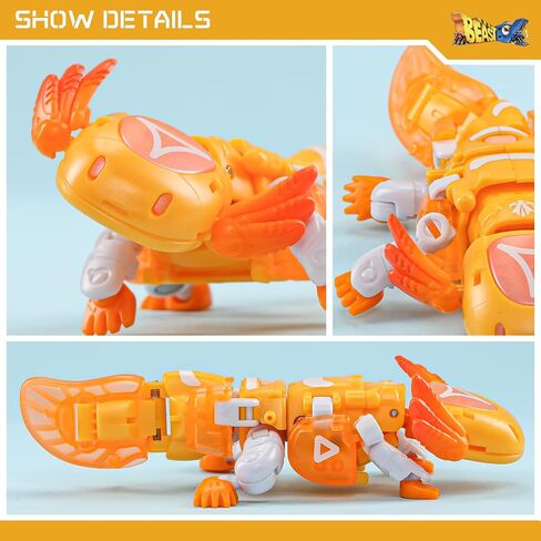 52TOYS BEASTBOX BB-63B Blowback Deformation Toys Action Figure, Converting Toys in Mecha and Cube, Perfect Birthday Party Gift for Teens and Adults, Based on Hexagonal Arowana in Saudi Arabia