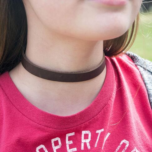 Realeather Leather Strip 1/2"X36" -Medium Brown in Kuwait