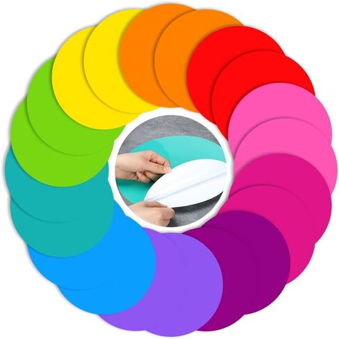 Dry Erase Dots for Classroom Table,20Pcs Dry Erase Circles Stickers Removable Dot Students for Drills and Training Home, Office, School Teaching in Saudi Arabia