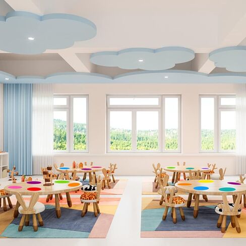 Dry Erase Dots for Classroom Table,20Pcs Dry Erase Circles Stickers Removable Dot Students for Drills and Training Home, Office, School Teaching in Saudi Arabia