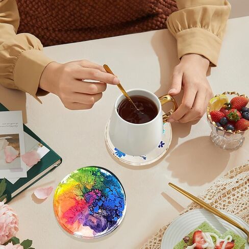 FineInno Coaster Resin Molds,Deep Silicone Molds for Epoxy Resin, Round Mold for Cups Mats, DIY Craft Flower Bouquet Preservation in Saudi Arabia