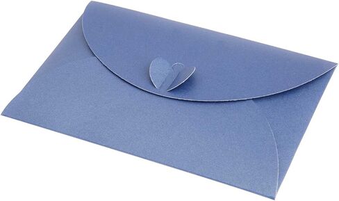20 Pcs Gift Card Envelopes with Heart Shaped Clasp, Cute Medium Envelopes (6.1 x 4.1 inch) Perfect for Gift Cards, Love Letters, Wedding Greeting Party, Parties and Favors, Pink in Kuwait