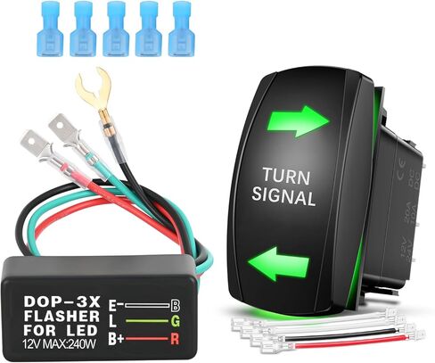 Nilight بدوره إشارة التبديل الأزرق 4Pin على قبالة على الروك التبديل الليزر المحفور SPDT تبديل مفاتيح 12V 20A 24V 10A أسلاك الطائر للسيارات RVs المعسكر المقطورات، 2 سنة الضمان in Saudi Arabia