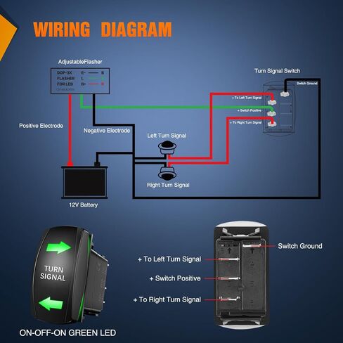 Nilight بدوره إشارة التبديل الأزرق 4Pin على قبالة على الروك التبديل الليزر المحفور SPDT تبديل مفاتيح 12V 20A 24V 10A أسلاك الطائر للسيارات RVs المعسكر المقطورات، 2 سنة الضمان in Saudi Arabia