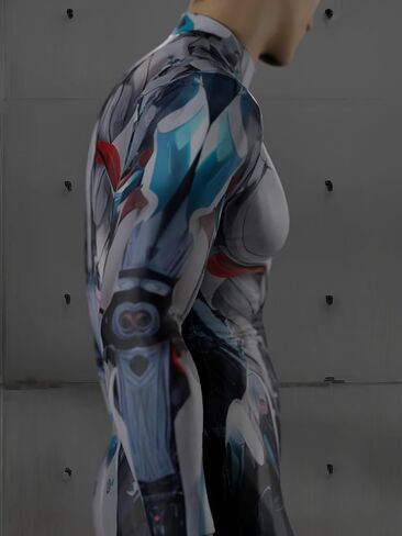 HAUTICO Premium Halloween Costumes for Men, Futuristic Armor Costumes, Superhero Costumes, Knight Costume Bodysuits - Made to Order (L-XL, Robot Armor Knight) in Kuwait