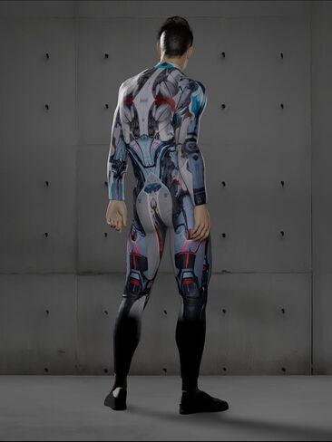 HAUTICO Premium Halloween Costumes for Men, Futuristic Armor Costumes, Superhero Costumes, Knight Costume Bodysuits - Made to Order (L-XL, Robot Armor Knight) in Kuwait