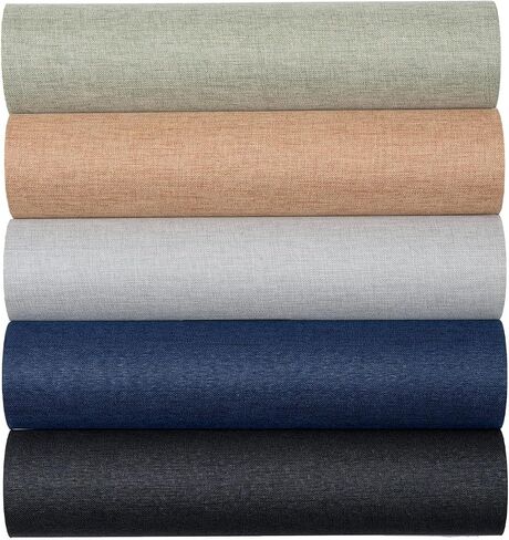 10pcs Book Cloth ، 14 "× 10" ، سطح النسيج المدعوم ، قطعة قماش لربط الكتب ، نسيج ملزم للكتاب ، 5 ألوان قطعة قماش لغطاء الكتب DIY ، ورقة ربط الكتب (النمط أ) in Kuwait