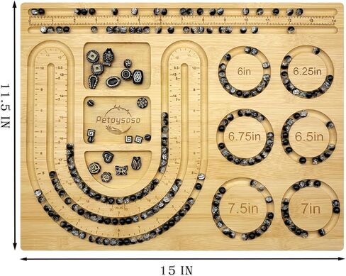 لوحات الخرز لصنع المجوهرات ، لوحة الديكور الخيزران لصنع سوار المجوهرات ، لوحة حبة سوار للسوار ، وصنع المجوهرات ، وأحجام 5 "إلى 8" in Kuwait