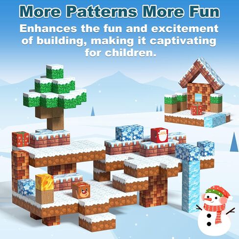 Large Magnetic Blocks Travel,20PCS 1.42in Building Blocks for Toddlers 3-5,Magnet Cubes for Toddlers,Sensory Montessori Toys Sets Learning Construction Squares Stem Toys for Boy,Girl,Kids,Kit,Gift,4-8 in Saudi Arabia