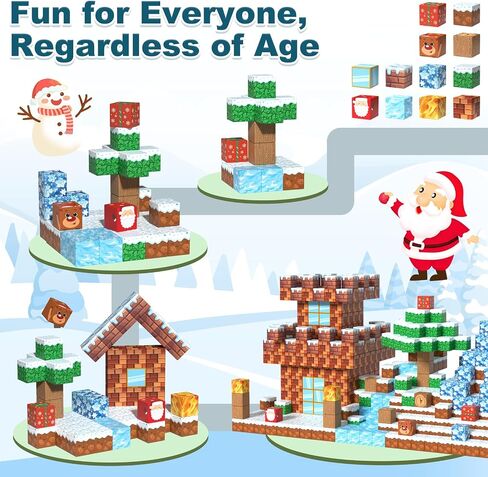 Large Magnetic Blocks Travel,20PCS 1.42in Building Blocks for Toddlers 3-5,Magnet Cubes for Toddlers,Sensory Montessori Toys Sets Learning Construction Squares Stem Toys for Boy,Girl,Kids,Kit,Gift,4-8 in Saudi Arabia