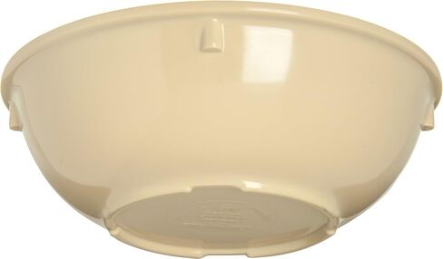 Carlisle FoodService Products Kingline Reusable Plastic Bowl Nappie Bowl for Home and Restaurant, Melamine, 14 Ounces, White, (Pack of 48) in Kuwait