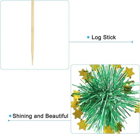PATIKIL الألعاب النارية كب كيك أعلى القبعات ، 50 PCS البريق بهرج باتلا الثلج كب كيك يختار التخرج حفل زفاف رقائق زفاف ديكور كوكتيل الغذاء الفاكهة مسواك عيد الميلاد ، أحمر ، أحمر in Saudi Arabia