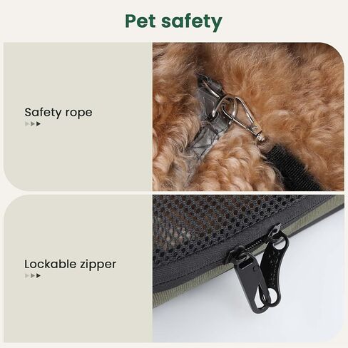 pecute Dog Car Carrier Stable and Light Weight, Expandable Extra Space Dog Carrier for Cars, Breathable Dog Car Crate, Foldable Pet Carrier for Both Indoor and Outdoor Use, Pet Travel Crate Gray in Kuwait