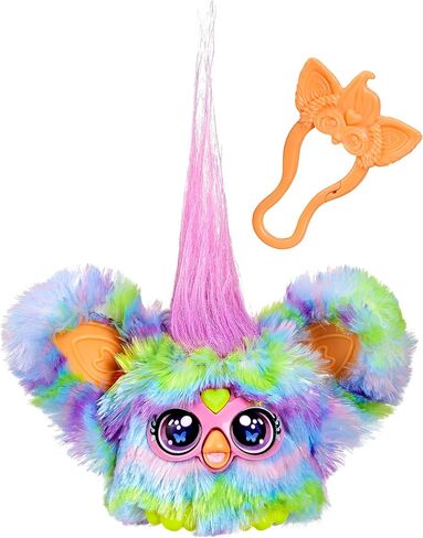 Furby Furblets Chee-Chee Mini Friend, Electronic Plush Toys for Girls & Boys 6+, Cheetah Print, Speaks Furbish & Plays Music, Series 4 in Saudi Arabia