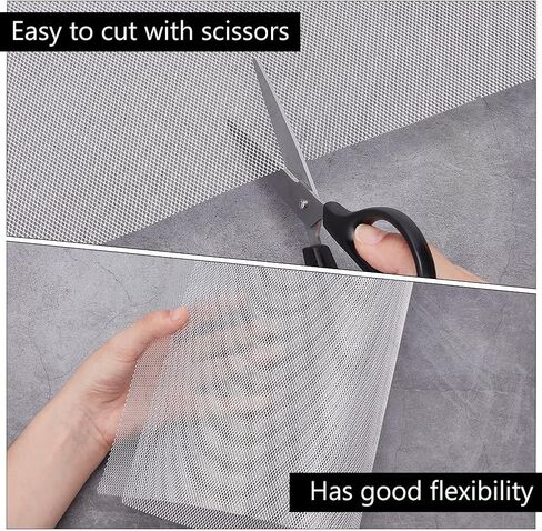BENECREAT 10 Pcs Aluminum Wire Mesh, Aluminum Screen, 11.8x7.87Inch White Sculpting Wire Mesh for Sculpting Clay, DIY Projects, Partitions, Jewelry, Masks, Home Decor Art in Kuwait