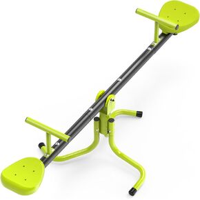 Seesaw for Kids Ages 3-8 | Toddler Teeter Totter with 360° Swivel | Indoor & Outdoor Playground Equipment | Sit and Spin Seesaw | Durable Outside Toys for Children Age 2 3 4 5 6 7 8